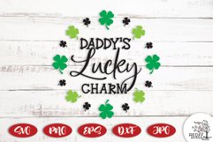 Daddy's Lucky Charm | St. Patrick's Day SVG Product Image 2