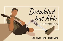 Disabled but Able Vector Illustration Product Image 1