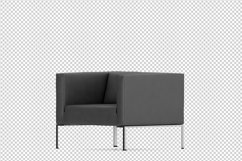 Isometric Arm Chair 3D isolated render Product Image 1