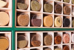 Close view of wooden boxes Product Image 1
