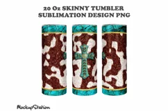 Cross Tumbler Design Sublimation for 20oz Skinny Cup Product Image 4