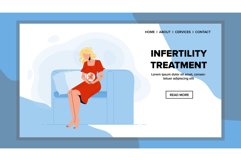 Infertility Treatment Medical Fertilization Vector Product Image 1