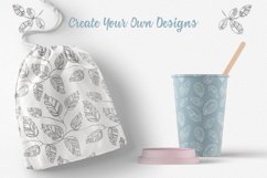 Boho Leaves Illustration Set Product Image 4