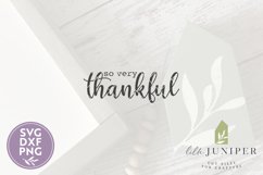 So Very Thankful, Farmhouse Thanksgiving SVG Files Product Image 2