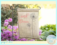 A Wish Is The Start Of A Dream Quote Dandelion SVG Product Image 2