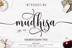 Mudhisa Script Font Trio - Free Font of The Week Product Image 1