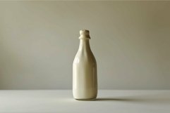 Sealed ceramic bottle on neutral background Product Image 1