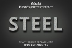 Steel Editable Photoshop Text Style Effect Product Image 1