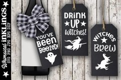 Halloween Booze Tags SVG Set Product Image 1