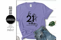 21 Birthday Gift SVG, Birthday Shirt SVG, Birthday Gift SVG Product Image 3