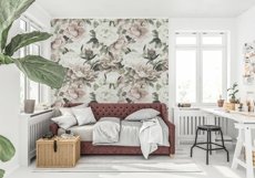 Wall mockup - Wallpaper mockup - Scandinavian room scene Product Image 20