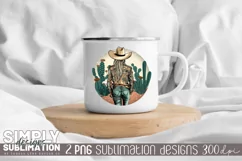 Straight Out of the Wild Wild West Sublimation Design | Png Product Image 4