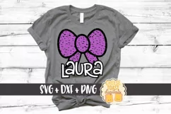 Hair Bow - Distressed - Valentine's Day SVG PNG DXF Files Product Image 1