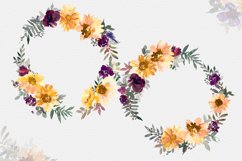 Watercolor Sunflower Clipart Collection Product Image 7