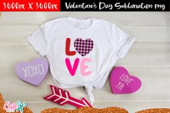 Hearts clipart Valentine&#039;s Day sublimation design Product Image 3