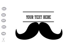 Beard Monogram SVG Product Image 1