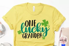 One lucky grandpa - St. Patrick's Day SVG EPS DXF PNG Product Image 3