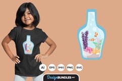 Bottle Aquarium for T-Shirt Design Product Image 1