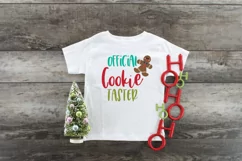 Christmas SVG Cut File - Official Cookie Taster SVG File Product Image 5