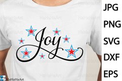 Joy Text Design - Clip art / Cutting Files 1409c Product Image 1