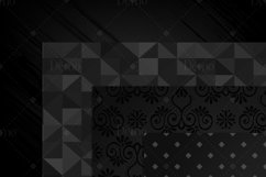 16 Black Luxury Pattern Digital Papers Product Image 4