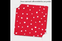 100 Seamless Falling Small Valentine Heart Digital Papers Product Image 2