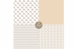 Rainbow Boho Digital papers and Feathers Clipart Product Image 6