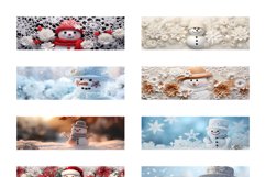 100 Christmas Mug Wrap Bundle, Snowman Sublimation, Santa Product Image 22