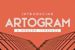 Web Font Artogram Product Image 1