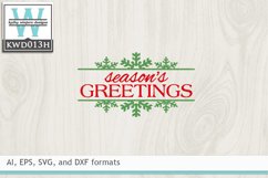 Christmas SVG - Season's Greetings Product Image 2