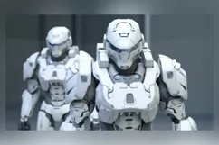 Trio of Steel Warriors Robot Military at the Ready 75 Product Image 1