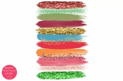 Autumn Brush Strokes Clipart- Autumn Brushes Strokes Product Image 4