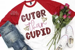 Cuter Than Cupid - Valentine's Day - Valentine - SVG PNG JPG Product Image 3