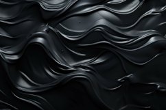 Black Abstract Wavy Background Wallpaper Product Image 1