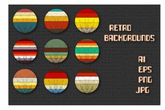 Vintage retro backgrounds Product Image 1