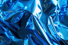 Blue Crumpled Metallic Background Wallpaper Product Image 1