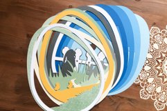 Easter 3D Layered Design | Easter Bunny 3D SVG Product Image 5