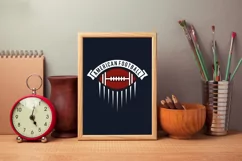 American Football Logo Template, Sports Label SVG Cut File Product Image 4