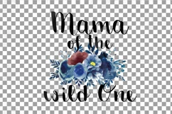 Wild One navy blue and blush floral shirt png, family shirt Product Image 13