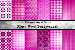 Bright Pink Retro Sublimation Backgrounds Product Image 1