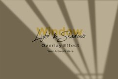 Window Sunlight Shadow Overlay Effect Mockup Product Image 1