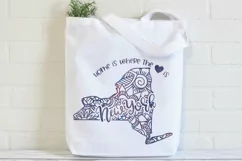 New York Mandala SVG File - Home is Where the Heart Is SVG Product Image 4