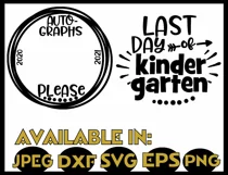 Autograph svg shirt last day of school signatures friends Product Image 3