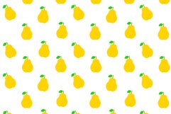 Pear. 6 Seamless patterns. Product Image 10