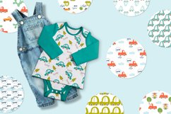 Kid&#039;s car seamless Digital Papers. PNG, JPG. Product Image 2