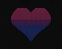 Rhinestone LGBT Hearts SVG Template File Product Image 7