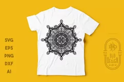 Mandala SVG - Mandala Drawing SVG, Mandala DXF EPS PNG SVG Product Image 3