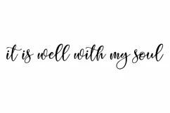 It is Well With My Soul - Christian Hymn SVG DXF Long File Product Image 3