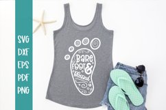 Barefoot and Blessed SVG Product Image 1