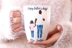Father and children, Father's day clipart,Father's day gift Product Image 6